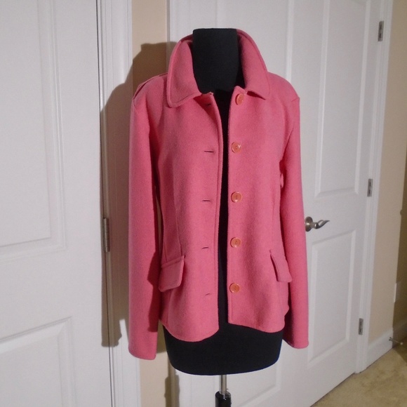 TALBOTS Alpaca Wool Soft Shell Sweater Jacket SP * FIRM PRICE - Picture 1 of 6